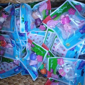 Peppa Pig Character Toy Set - Pink and Blue